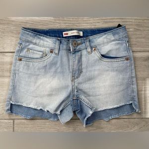 LEVI’S JEAN DENIM SHORT SHORTS LIGHT WASH